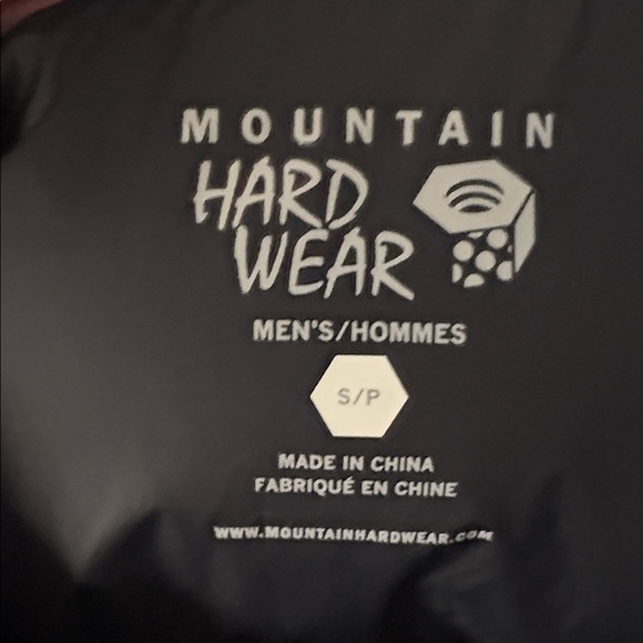 MOUNTAIN HARDWARE Men's Dynotherm Down Puffer Hooded Jacket Olive/Black SMALL - Picture 10 of 11